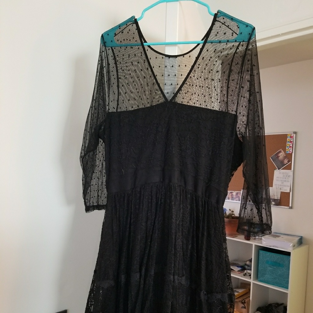 Torrid black lace dress